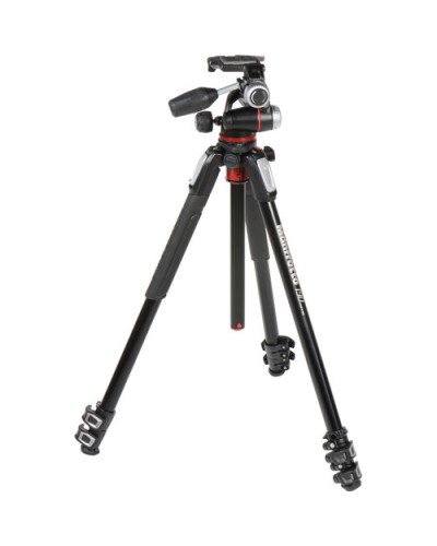 Manfrotto MK190XPRO3-3W Aluminum Tripod with 3-Way Pan/Tilt Head