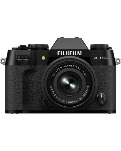 FUJIFILM X-T50 Mirrorless Camera with 15-45mm f/3.5-5.6 Lens (Black) FUJIFILM X-T50 Mirrorless Camera with 15-45mm f/3.5-5.6 Lens (Black)
