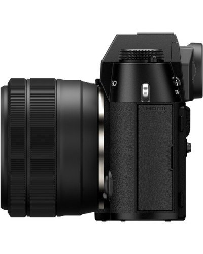 FUJIFILM X-T50 Mirrorless Camera with 15-45mm f/3.5-5.6 Lens (Black)