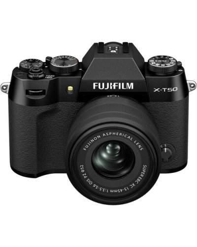 FUJIFILM X-T50 Mirrorless Camera with 15-45mm f/3.5-5.6 Lens (Black) FUJIFILM X-T50 Mirrorless Camera with 15-45mm f/3.5-5.6 Lens (Black)