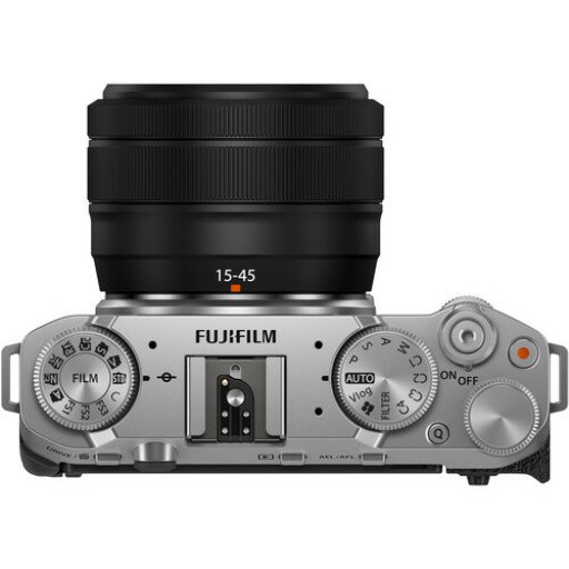 FUJIFILM X-M5 Mirrorless Camera with XC 15-45mm f/3.5-5.6 Lens (Silver) FUJIFILM X-M5 Mirrorless Camera with XC 15-45mm f/3.5-5.6 Lens (Silver)