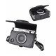 FUJIFILM INSTAX MINI EVO Hybrid Instant Camera Black with 32GB Memory Card/Leather Case/Instant Film-10 Sheets