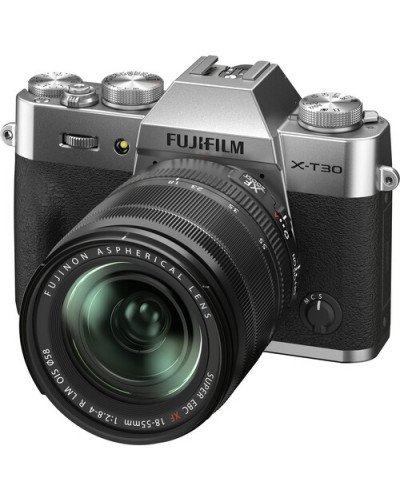 FUJIFILM X-T30 II Mirrorless Camera with 18-55mm Lens (Silver)