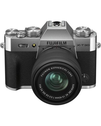 FUJIFILM X-T30 II Mirrorless Camera with XC 15-45mm OIS PZ Lens (Silver)