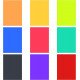 9Pcs Gel Light Filter Color Correction Colored Overlays Transparent Color Film