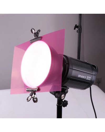 9Pcs Gel Light Filter Color Correction Colored Overlays Transparent Color Film