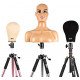Mannequin Tripod Top Piece for Canvas Block Cosmetology Training Doll Manikin Head