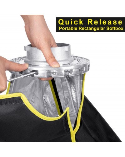 NiceFoto Quick Set Up Softbox With Grid ES-710(70x100cm)