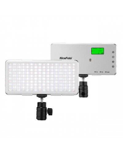 NiceFoto SL-120A 12W Built-in 4000mAh Lithium Battery Pocket LED Video Light