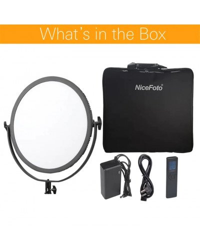 NiceFoto SL-360ARC Ultra Soft Bi-color Round LED Panel Light NiceFoto SL-360ARC Ultra Soft Bi-color Round LED Panel Light