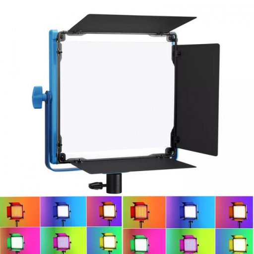 NiceFoto 600A RGBW Photography TV Studio RGB Video Panel Fill Lights