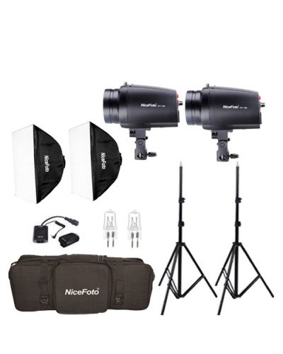 NiceFoto GY-180 Mini Studio Flash 2-Kit