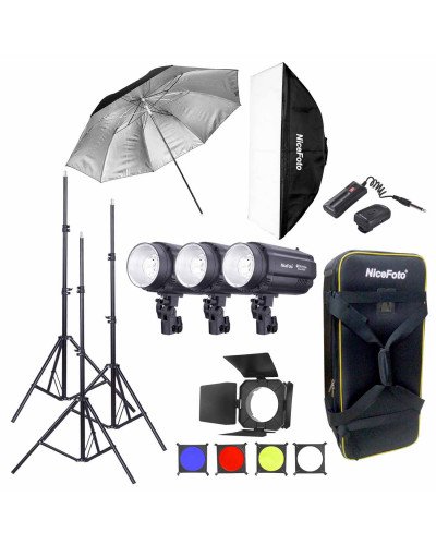 NiceFoto Mini Studio Flash Kit KT-TB502 (TB300-300W)