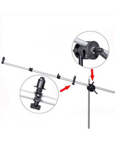 NiceFoto LS-09 Double Headed Reflector Holder