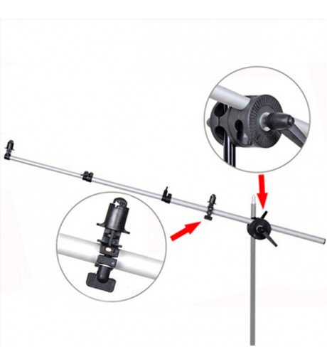 NiceFoto LS-09 Double Headed Reflector Holder