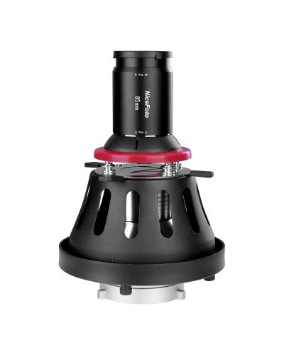 NiceFoto SN-29 Pro Professional Optical Snoot for LED Video Light With Bowens Mount