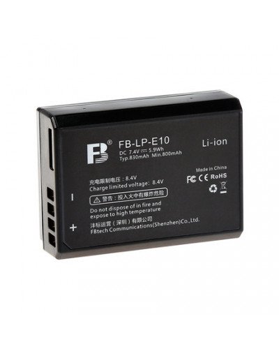 FB LP-E10 Battery LPE10 1100D 1200D 1300D 1500D 2000D 3000D 4000D 830mAh