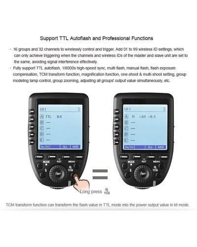Godox XProS TTL Wireless Flash Trigger for Sony Cameras