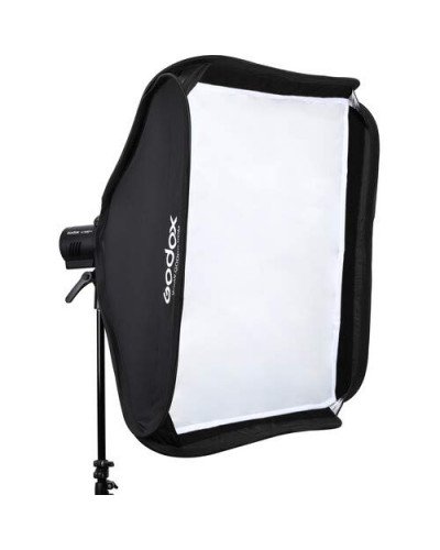 Godox S2 Bowens Mount Bracket with Softbox & Carrying Bag Kit (80x80cm )