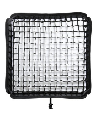 Godox S2 Bowens Mount Bracket with Softbox, Grid & Carrying Bag Kit (80x80cm )