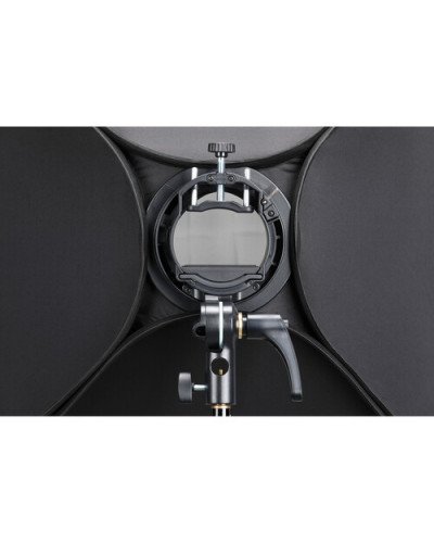 Godox S2 Bowens Mount Bracket with Softbox, Grid & Carrying Bag Kit (80x80cm )