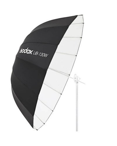 Godox White Parabolic Umbrella 130CM (51") UB-130W with diffuser
