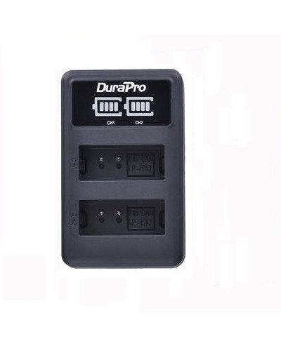 DuraPro 2pc LP-E10 LP Camera Li-ion Battery + LCD USB Charger For Canon 1100D 1200D Kiss X50 X70 Rebel T3 T5