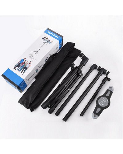 Tripod Floor Tablet Stand Height Adjustable 360 Rotating Tablets Holder for iPad Mini Air Pro