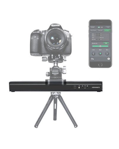 ASHANKS Camera Motorized Slider Timelapse Photograpy 30CM Silent Electronic Control Slide for Micro SLR Gopro Mibile Photo Video