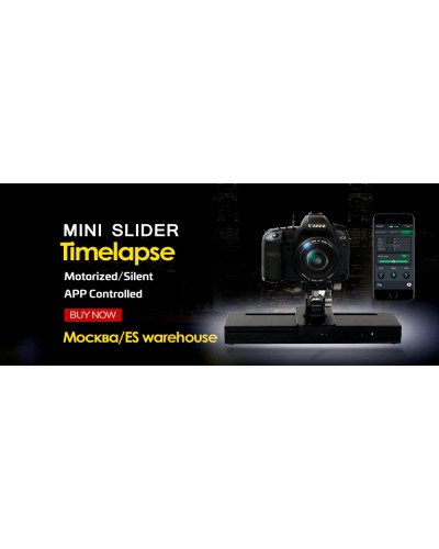 ASHANKS Camera Motorized Slider Timelapse Photograpy 30CM Silent Electronic Control Slide for Micro SLR Gopro Mibile Photo Video