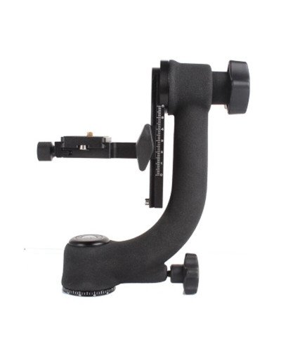 Bk-45 Panoramic 360 Degree Vertical Pro Gimbal Tripod Head 1/4 inch Screw For Dslr Camera Telephoto Lens Quick Release Plate