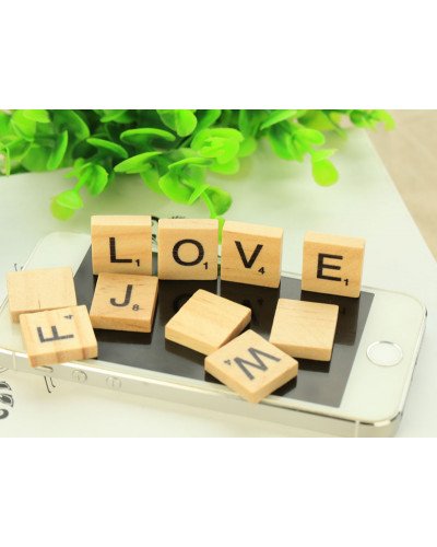 26pcs/lot Wooden English Alphabet Diy Creative Ornaments for Backdrop Photography Accessories