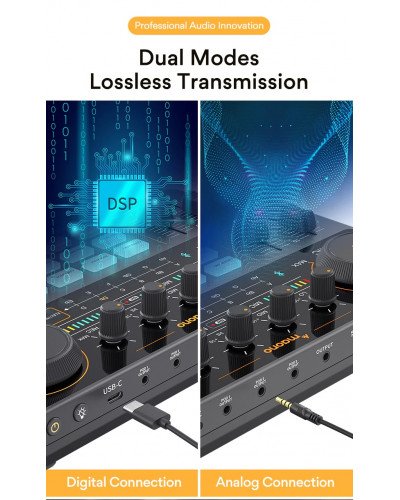 MAONO CASTER LITE AU-AM200 Microphone Mixer Digital Audio Interface Podcast Sound Card Rechargeable Podcaster for Phone Computer PC MAONO CASTER LITE AU-AM200 Microphone Mixer Digital Audio Interface Podcast Sound Card Rechargeable Podcaster for Phone Computer PC