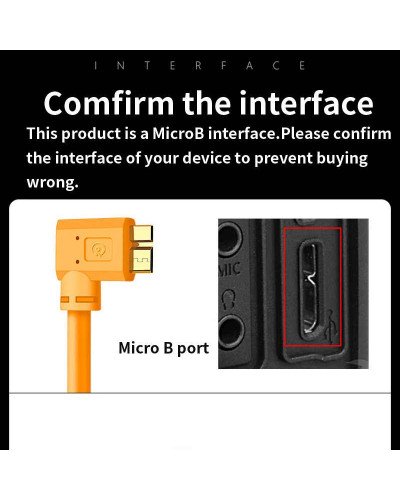 USB3.0 Micro B Cable USB Camera to computer PC Micro-B data cable 3m