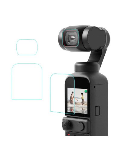 9H Tempered Glass Film For DJI Osmo Pocket 2 Gimbal Camera Lens Protective Glass Anti-scratch Screen Protector Accessories