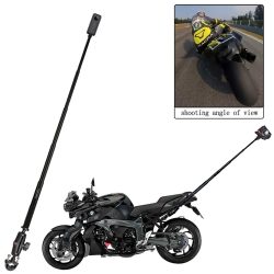 SM01-U Motorcycle Bike Camera Holder Handlebar Bracket Stand For Insta360 X3 &amp; GoPro DJI YI Invisible Selfie Stick Accessory
