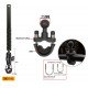 SM01-U Motorcycle Bike Camera Holder Handlebar Bracket Stand For Insta360 X3 & GoPro DJI YI Invisible Selfie Stick Accessory