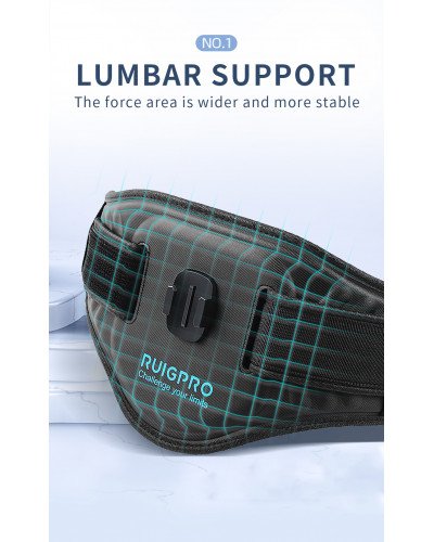 Panoramic Camera Wasit Belt Holder Wearable Mount Stand Bracket for GoPro 12/11/10/9 Insta360 X3/X2 OSMO Pocket Mobile Phone