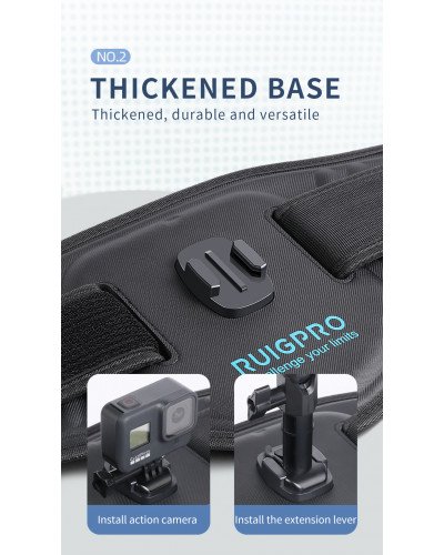 Panoramic Camera Wasit Belt Holder Wearable Mount Stand Bracket for GoPro 12/11/10/9 Insta360 X3/X2 OSMO Pocket Mobile Phone