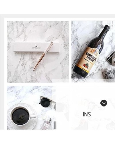 Ins Marble Texture Reusable Double-Sided Paper Photos Studio Accessories