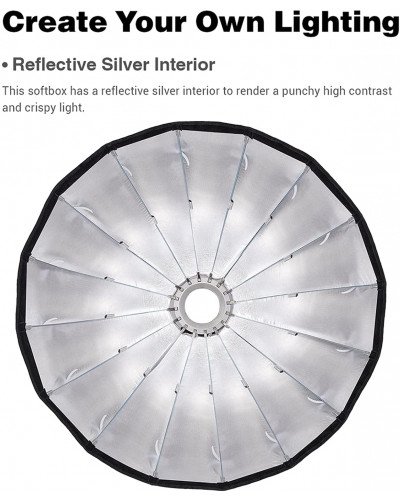 Godox QR-P120 120CM Quickly Release Parabolic Deep Softbox for Bowens Mount Studio Flash