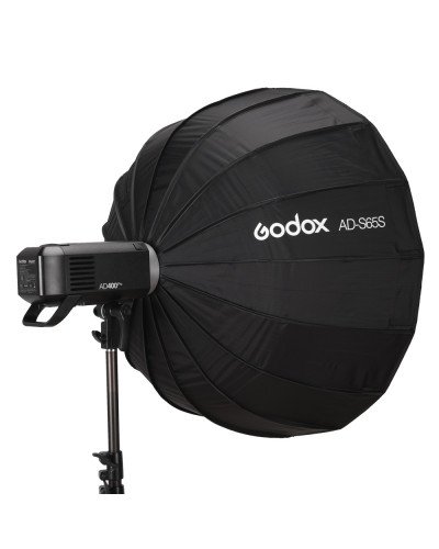 Godox AD-S65S 65cm White or Silver Deep Parabolic Softbox + Honeycomb Grid Godox Mount Softbox for AD400PRO