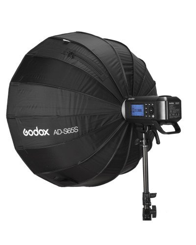 Godox AD-S65S 65cm White or Silver Deep Parabolic Softbox + Honeycomb Grid Godox Mount Softbox for AD400PRO Godox AD-S65S 65cm White or Silver Deep Parabolic Softbox + Honeycomb Grid Godox Mount Softbox for AD400PRO
