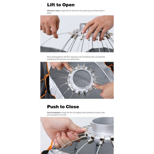 Godox QR-P70 70CM Quickly Release Parabolic Deep Softbox