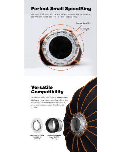 Godox QR-P70 70CM Quickly Release Parabolic Deep Softbox