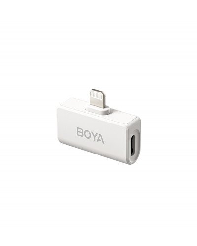 BOYA Omic-D Lighting Ultracompact 2.4GHz Wireless Microphone System (White)