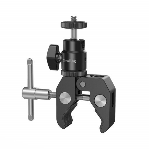 SmallRig Super Clamp Mount with 1/4" Screw Ball Head Mount