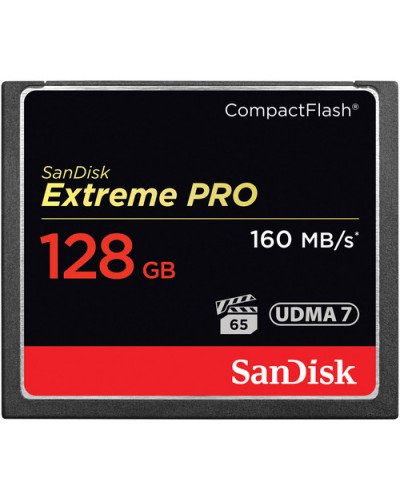 SanDisk 128GB Extreme Pro CompactFlash Memory Card