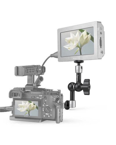 SmallRig Super Clamp w/ 1/4" and 3/8" Thread and 5.5 Inches Adjustable Friction Power Articulating Magic Arm with 1/4" Thread