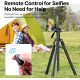 Ulanzi MT-65 Horizontal and Vertical Video Tripod, Arca Type Biscuit and Remote Control for SLR Cameras